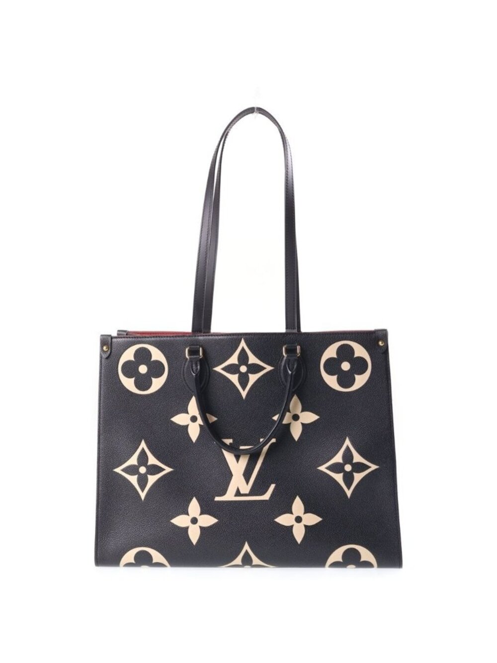 Louis Vuitton on the Go GM Monogram Empreinte Tote 2-Way Handbag Black